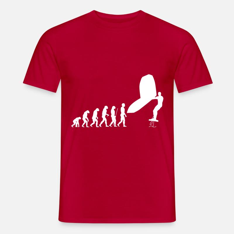 Wingsurf Evolution - Männer T-Shirt - Rot