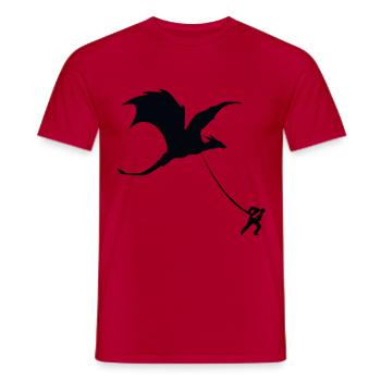 Herren Hausdrachen Ehefrau Humor Schwiegermutter - Männer T-Shirt - Rot - Vorne - AI Model Male 178 dark (178cm)
