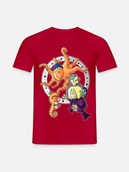 Mael - das Seepferd-Taxi / - Männer T-Shirt - Rot