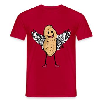 Xmas arachnette nuss ange aile fantasy - T-shirt homme - rouge - Devant - AI Model Male 178 dark (178cm)