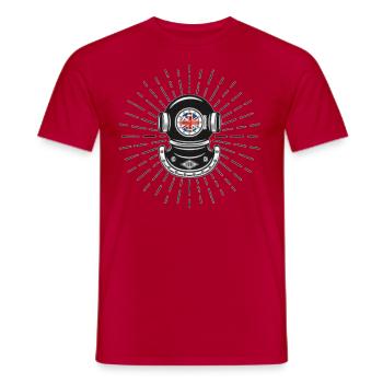 Eurovision britannique - T-shirt homme - rouge - Devant - AI Model Male 178 dark (178cm)