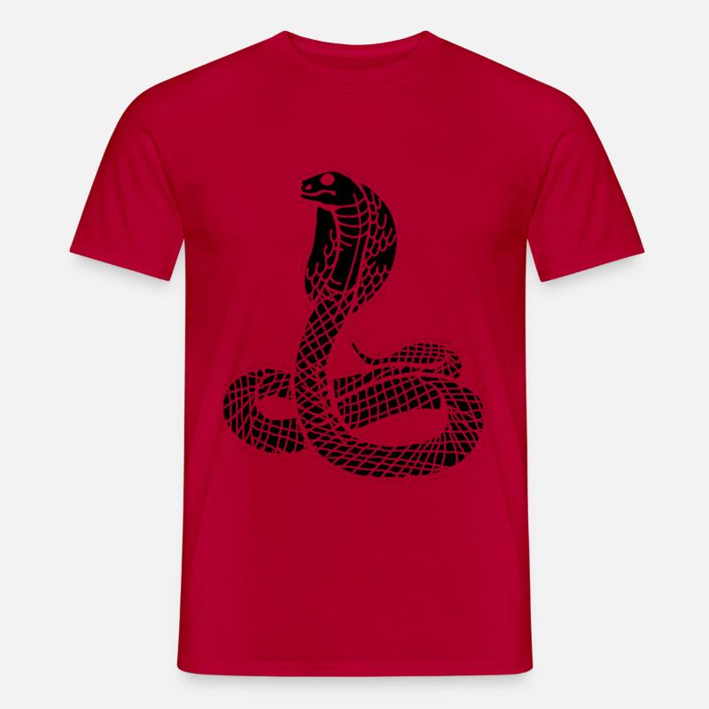 serpent - Männer T-Shirt - Rot