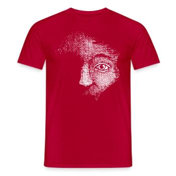 child's face - Männer T-Shirt - Rot - Vorne - AI Model Male 178 dark (178cm)