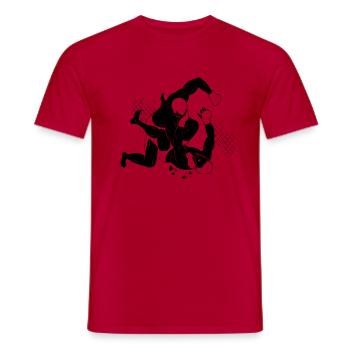mma - T-shirt homme - rouge - Devant - AI Model Male 178 dark (178cm)