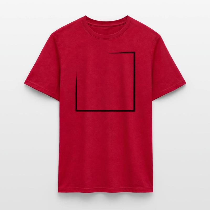 Weathered rectangular frame Men's T-shirt