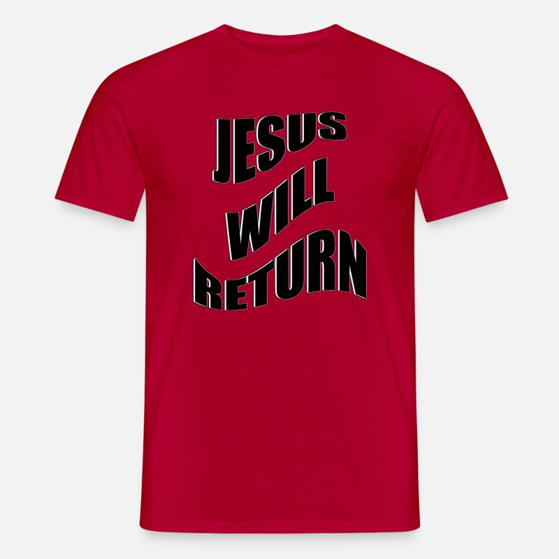 Jesus Will Return - Men’s T-shirt - red