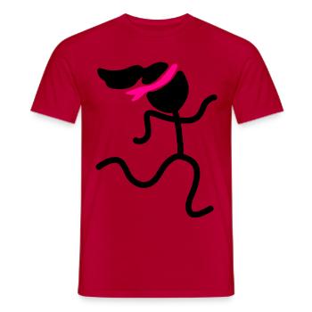 Courses sportives Courses - T-shirt homme - rouge - Devant - AI Model Male 178 dark (178cm)