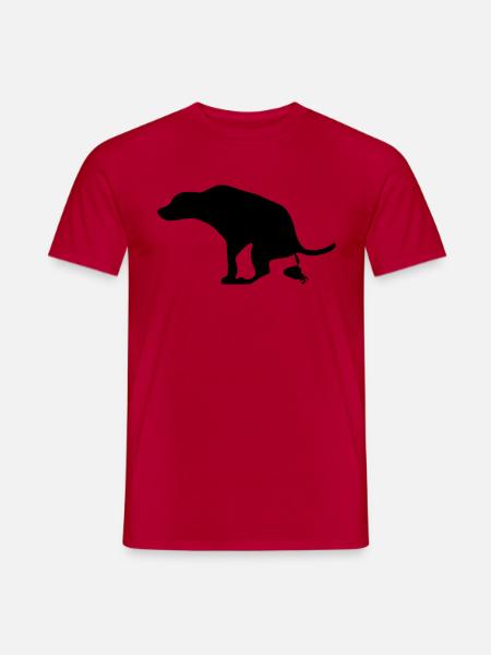 Kleines Stück Scheiße - Männer T-Shirt - Rot