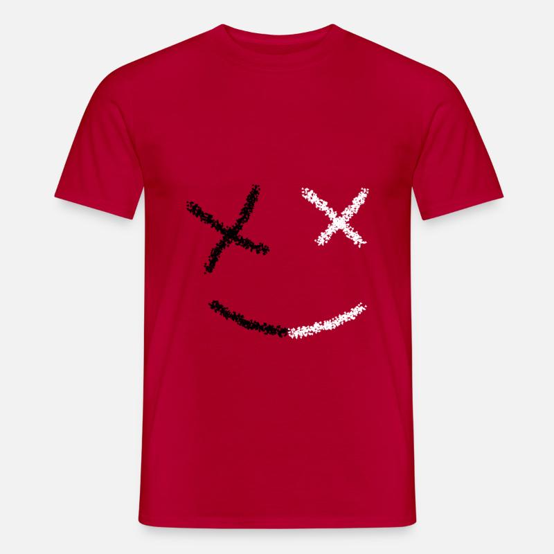 Weihnachts Marshmallow - Männer T-Shirt - Rot