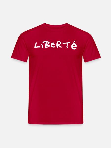 Liberté Fr - T-shirt homme - rouge
