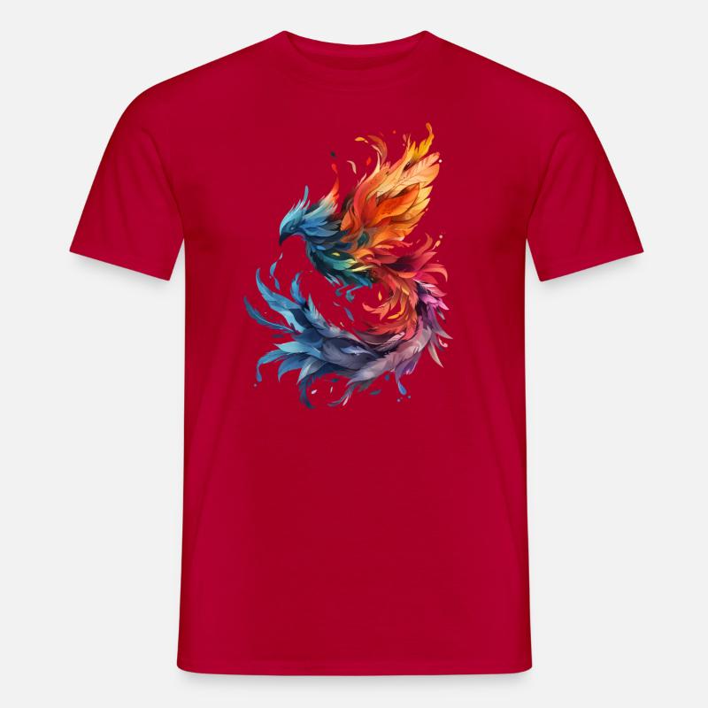 Der Aufstieg des Phönix - Männer T-Shirt - Rot