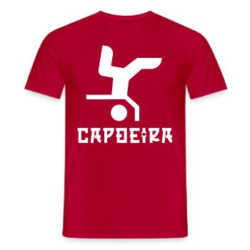 Capoeira - T-shirt homme - rouge - Devant - AI Model Male 178 dark (178cm)