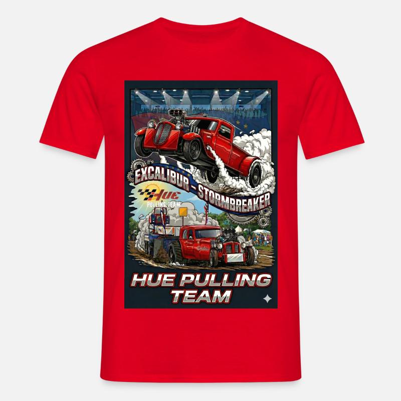 Tshirt_Hue_Pulling_Team - Men's T-Shirt - red