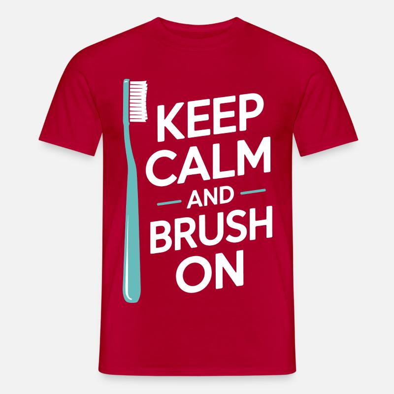 Precision Dental Engineering Artwork  - Men’s T-shirt - red