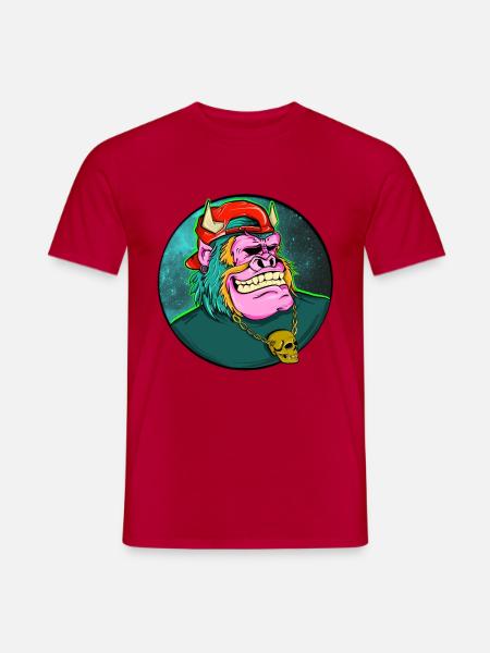 MONSTER - Men's T-Shirt - red
