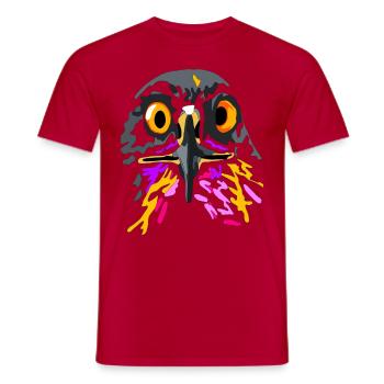 Adler - Eagle - Hawke - Falcon par Felix Heinrich - T-shirt homme - rouge - Devant - AI Model Male 178 dark (178cm)