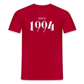 Lustiger Geburtstag seit 1994 - Männer T-Shirt - Rot - Vorne - AI Model Male 178 dark (178cm)