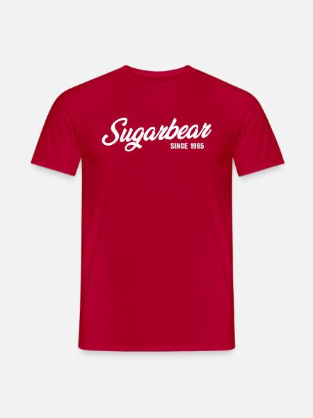 Funny Sugarbear seit 1985 - Männer T-Shirt - Rot