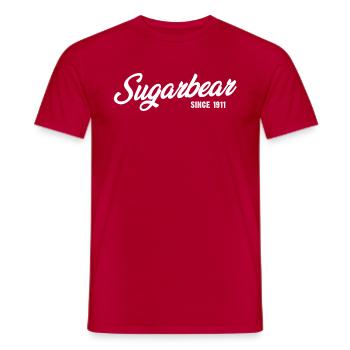 Lustiger Zuckerbär seit 1911 - Männer T-Shirt - Rot - Vorne - AI Model Male 178 dark (178cm)