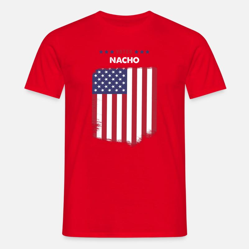 Wähler Nacho - Männer T-Shirt - Rot