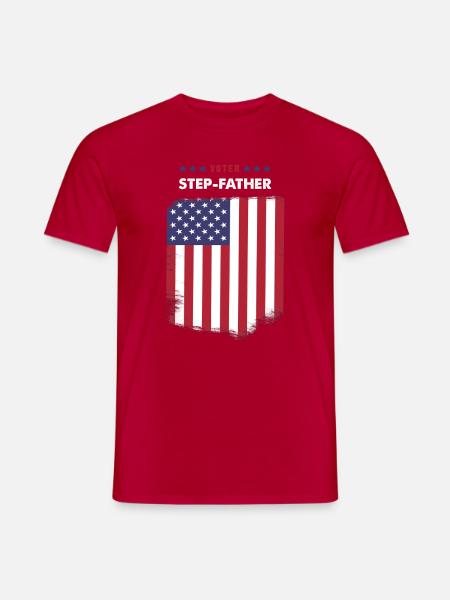 Voter Step father - Men's T-Shirt - red