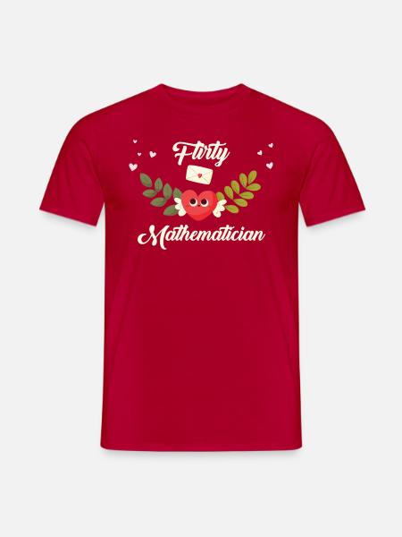 Mathématicien séduisant - T-shirt homme - rouge