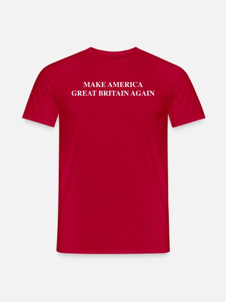 Make America Great Britain Again - Men's T-Shirt - red