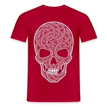 Vélo de route Vélo Vélo Sport Vélo VTT - T-shirt homme - rouge - Devant - AI Model Male 178 dark (178cm)