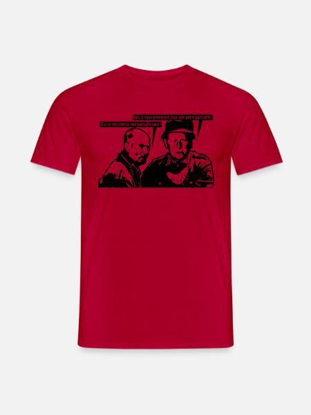et si on rencontre la vraie patrouille aussi - T-shirt homme - rouge