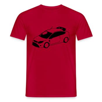 focus_rs T-Shirts - Men's T-Shirt - red - Front - AI Model Male 178 dark (178cm)