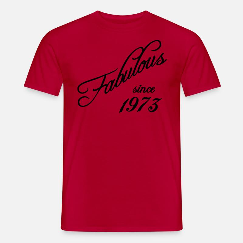 Fabulous since 1973 - Männer T-Shirt - Rot