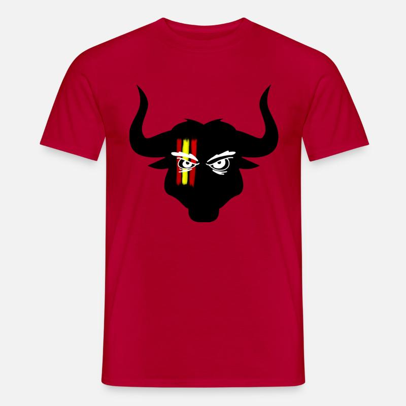 Spanischer Stier - Männer T-Shirt - Rot