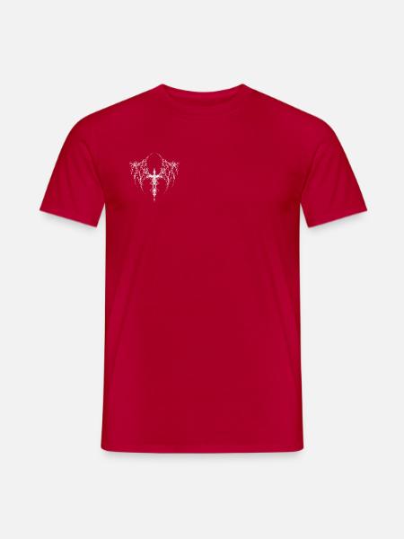 Dorniges Kreuzornament Logo - Männer T-Shirt - Rot