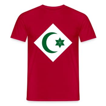 Rif Flagge - Männer T-Shirt - Rot - Vorne - AI Model Male 178 dark (178cm)