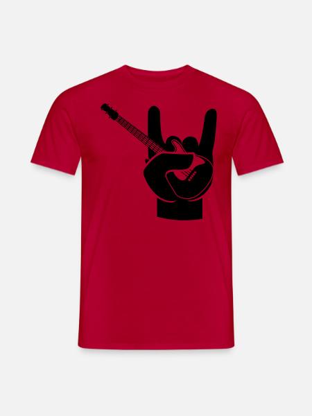 Lets rock - Männer T-Shirt - Rot