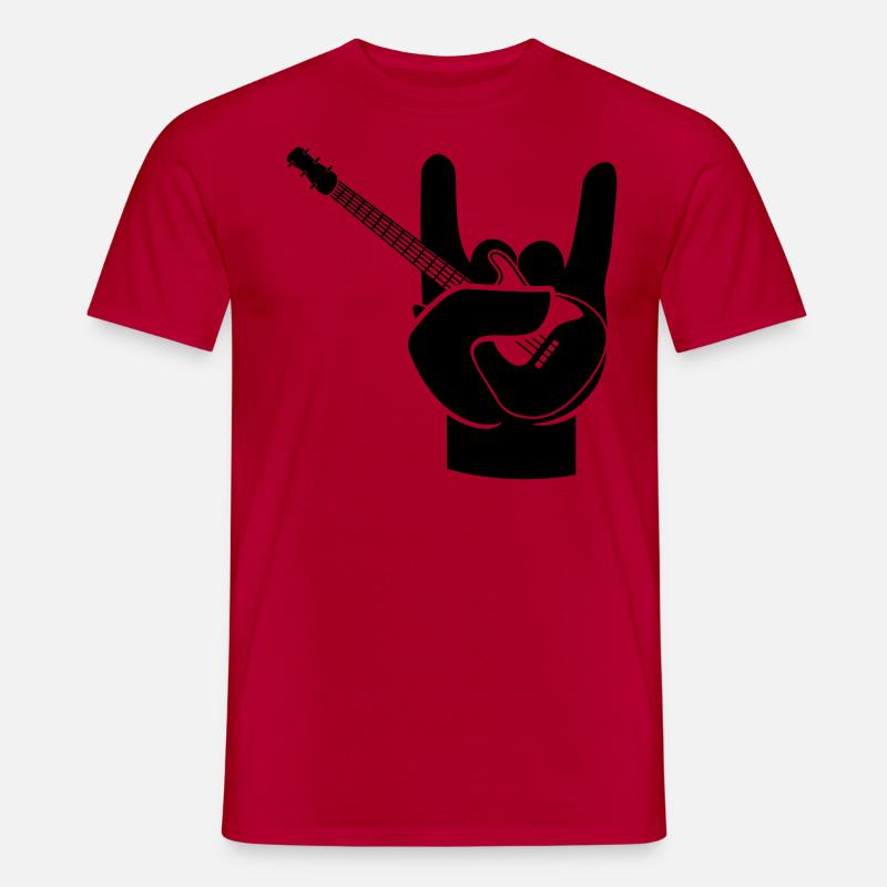 Lets rock - Männer T-Shirt - Rot