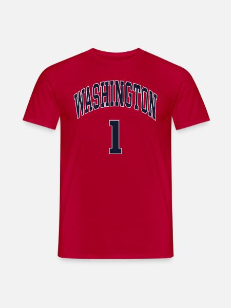 Washington 1 - Männer T-Shirt - Rot