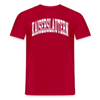 Kaiserslautern - T-shirt homme - rouge - Devant - AI Model Male 178 dark (178cm)