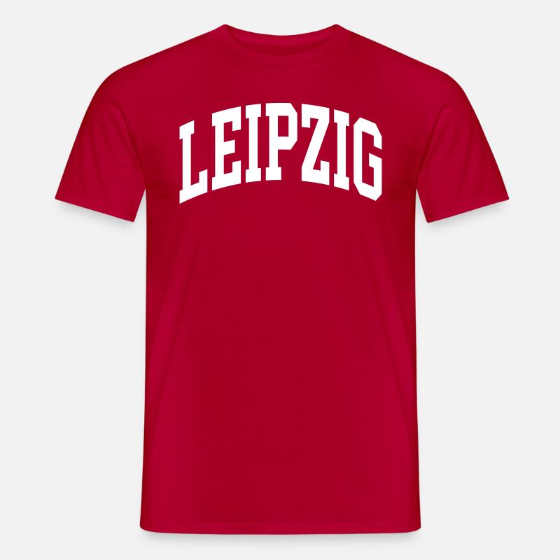 Leipzig - Männer T-Shirt - Rot