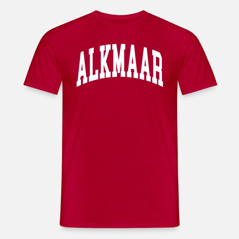 Alkmaar - Männer T-Shirt - Rot