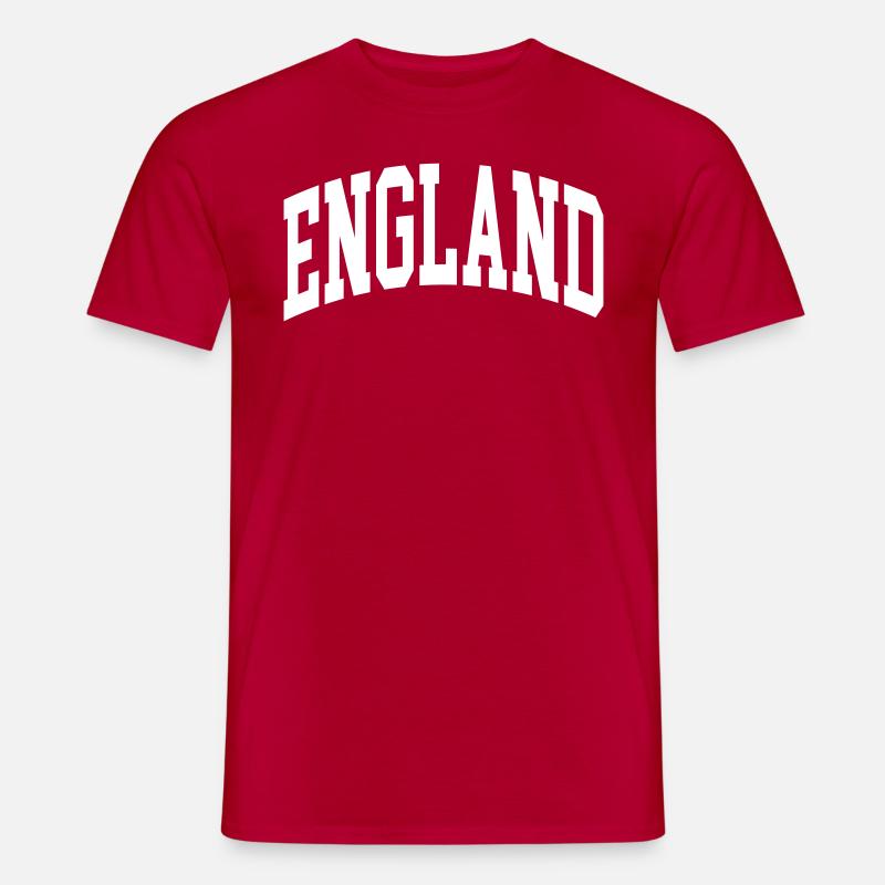 England - Männer T-Shirt - Rot