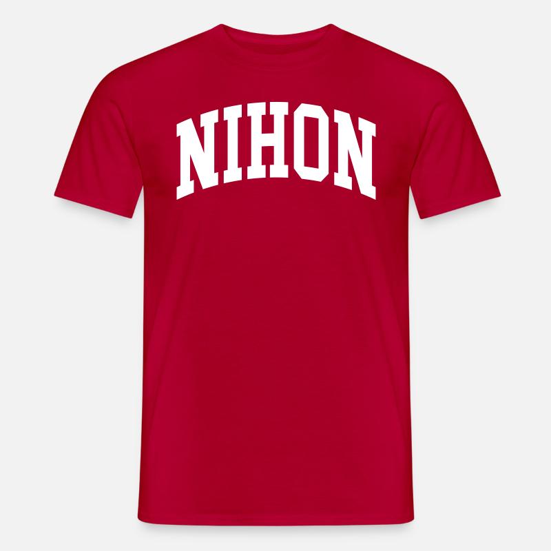 Nihon - Männer T-Shirt - Rot