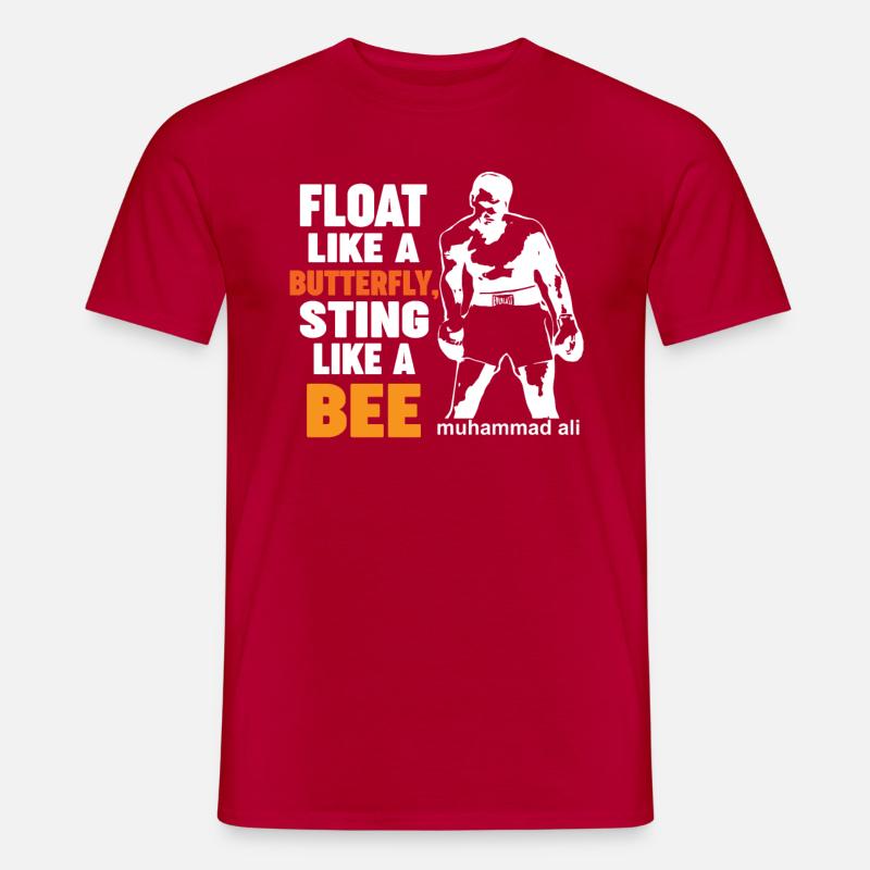 Float like a butterfly stitch like a bee ali - Men’s T-shirt - red