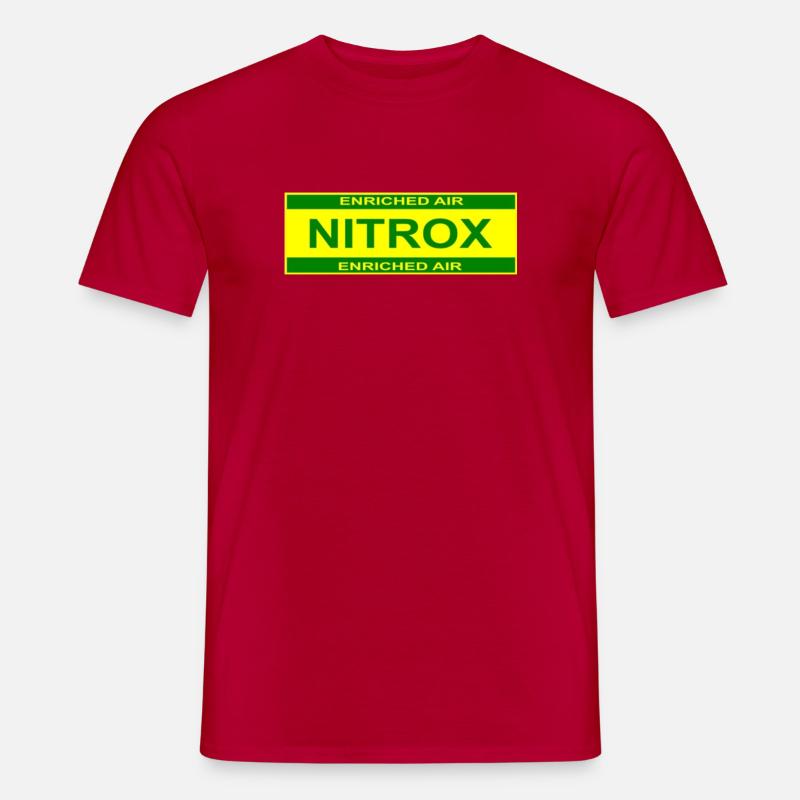 Nitrox Enriched Air - Männer T-Shirt - Rot