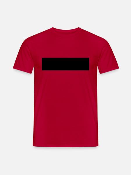 Censorship Bars - censorship bars - Men's T-Shirt - red