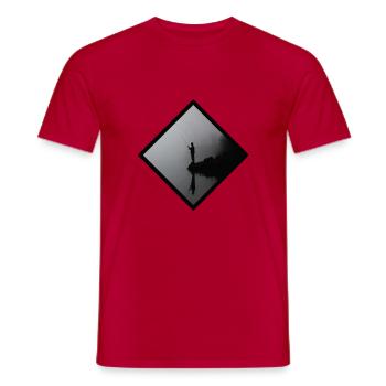 Pêche pêche - T-shirt homme - rouge - Devant - AI Model Male 178 dark (178cm)