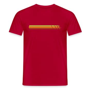 The Tourist Jamie Dornan Race Checkered Symbol - Men's T-Shirt - red - Front - AI Model Male 178 dark (178cm)
