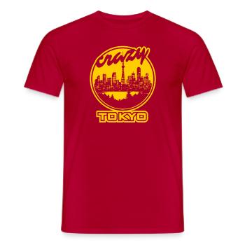 Tokyo la folie - T-shirt homme - rouge - Devant - AI Model Male 178 dark (178cm)