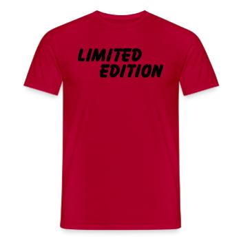 Limited Edition - T-shirt homme - rouge - Devant - AI Model Male 178 dark (178cm)