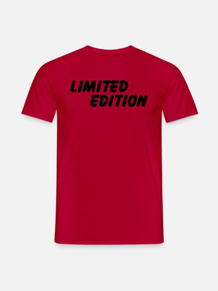 Limited Edition - T-shirt homme - rouge